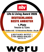 WERU ntv Siegel Fenster & Türen 2026